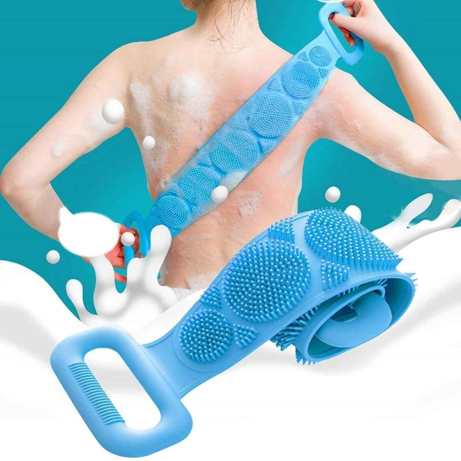 Silicone Body Scrubber Belt for Exfoliating & Cleansing Skin