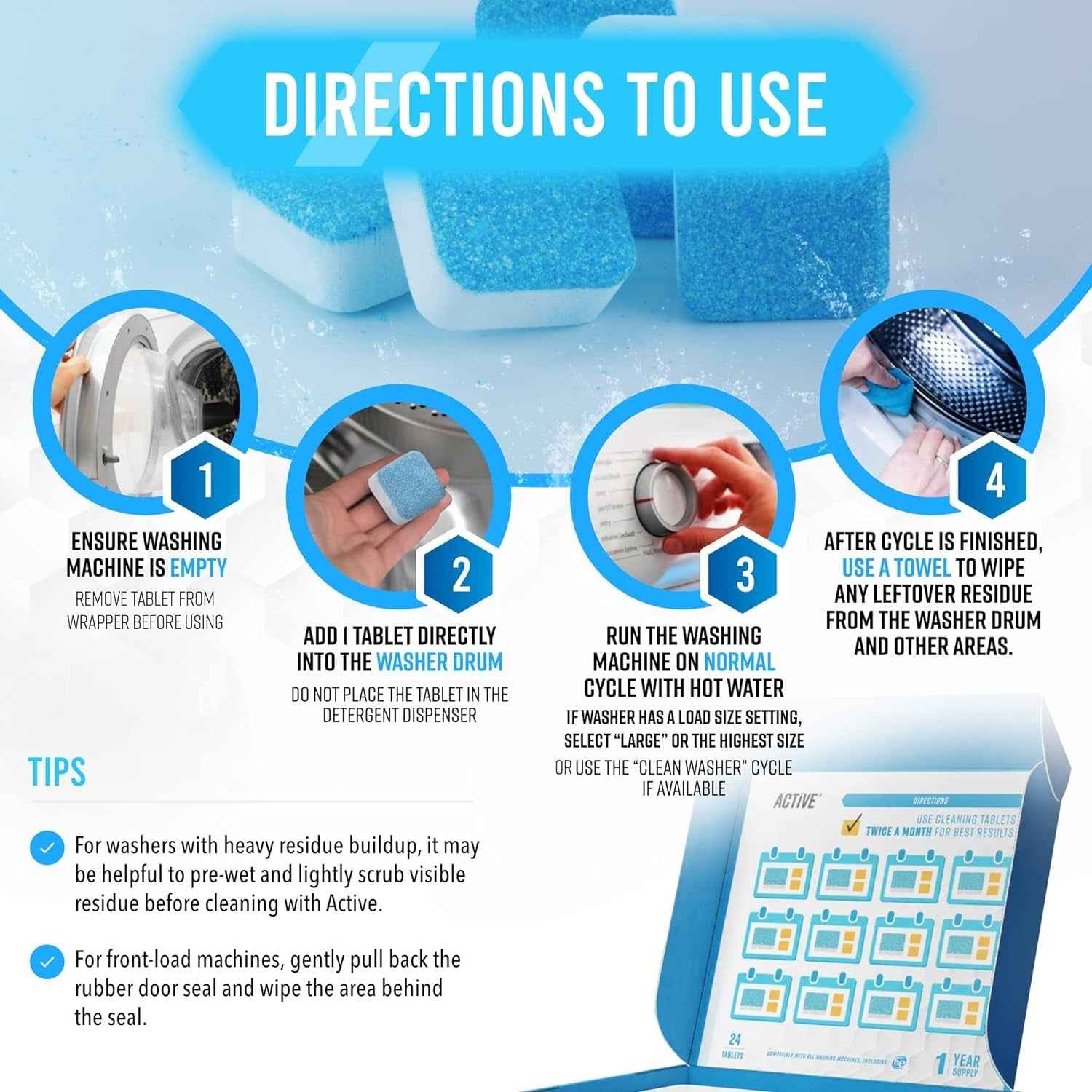 Washing Machine Tablets for Effortless Cleaning