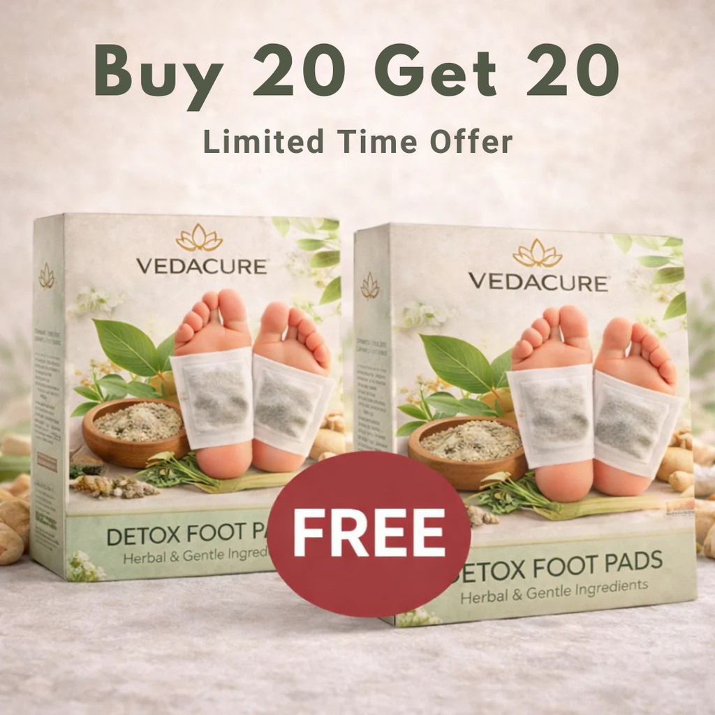 Ayurvedic Herbal Foot Patches - Buy 20 Get 20 Free (Pack of 40) @499