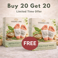 Ayurvedic Herbal Foot Patches - Buy 20 Get 20 Free (Pack of 40) @499