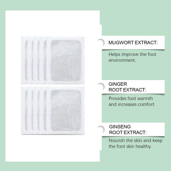 100% Herbal & Gentle Ingredient Detox Foot Pads (BUY 10 GET 30 FREE )