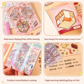 3D Sticker Book for Kids – 18 Sheets of Fun with 6 Scene Cards & 12 PET Stickers for DIY Cartoon Collage