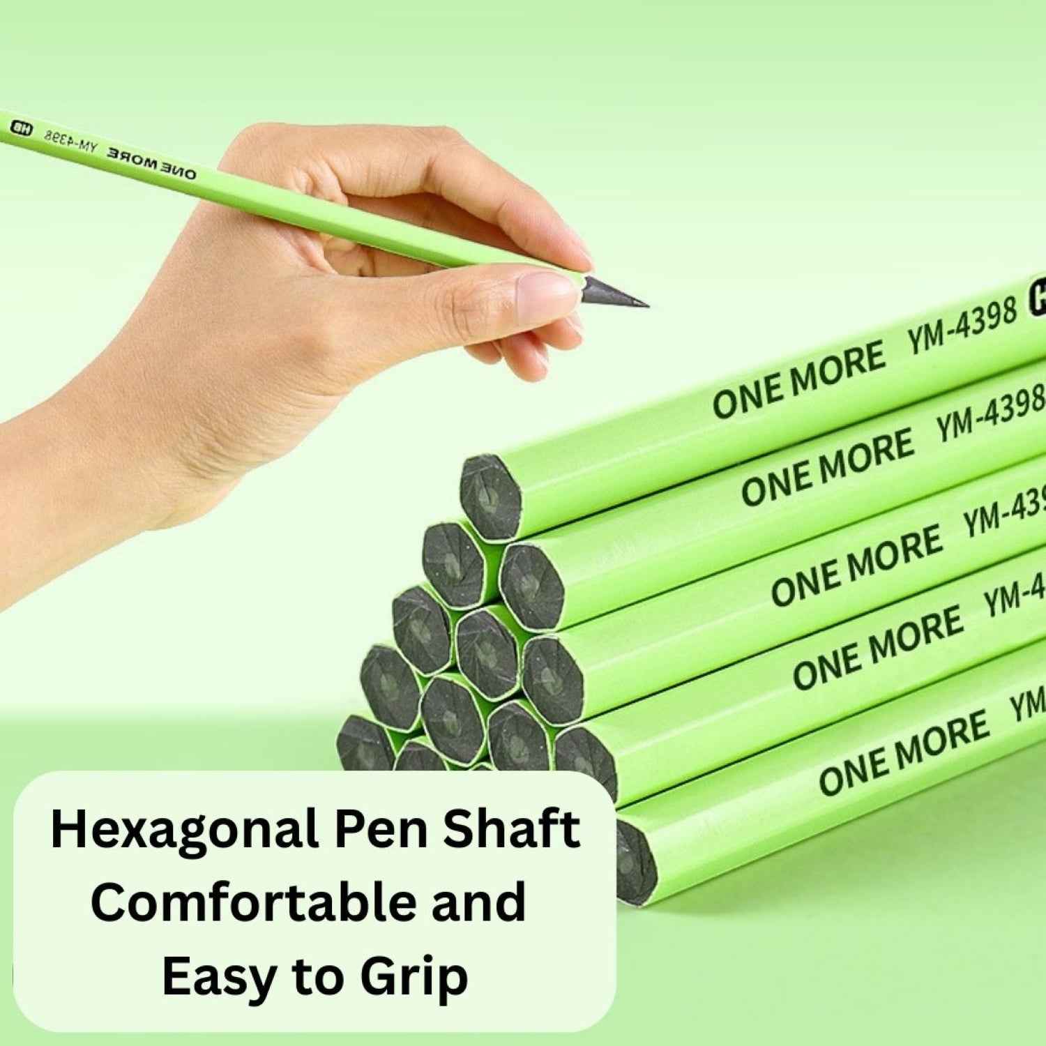 Study Pencil Set of 10 - Soft Wood Pencils for Good Handwriting, Easy Sharpening - Ideal Gift for Artists, Art Lovers, and Students
