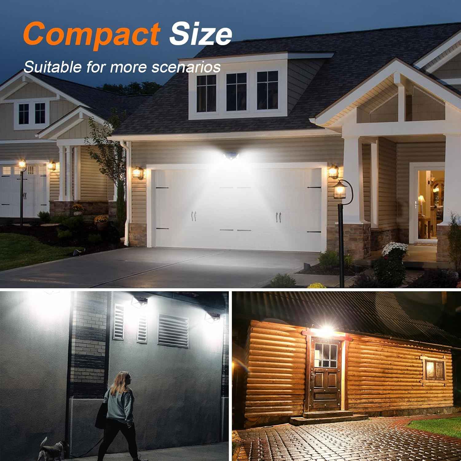 Solar Motion Sensor Light for Enhanced Outdoor Security