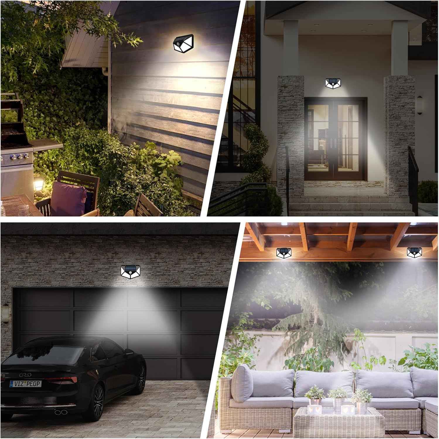 Solar Motion Sensor Light for Enhanced Outdoor Security