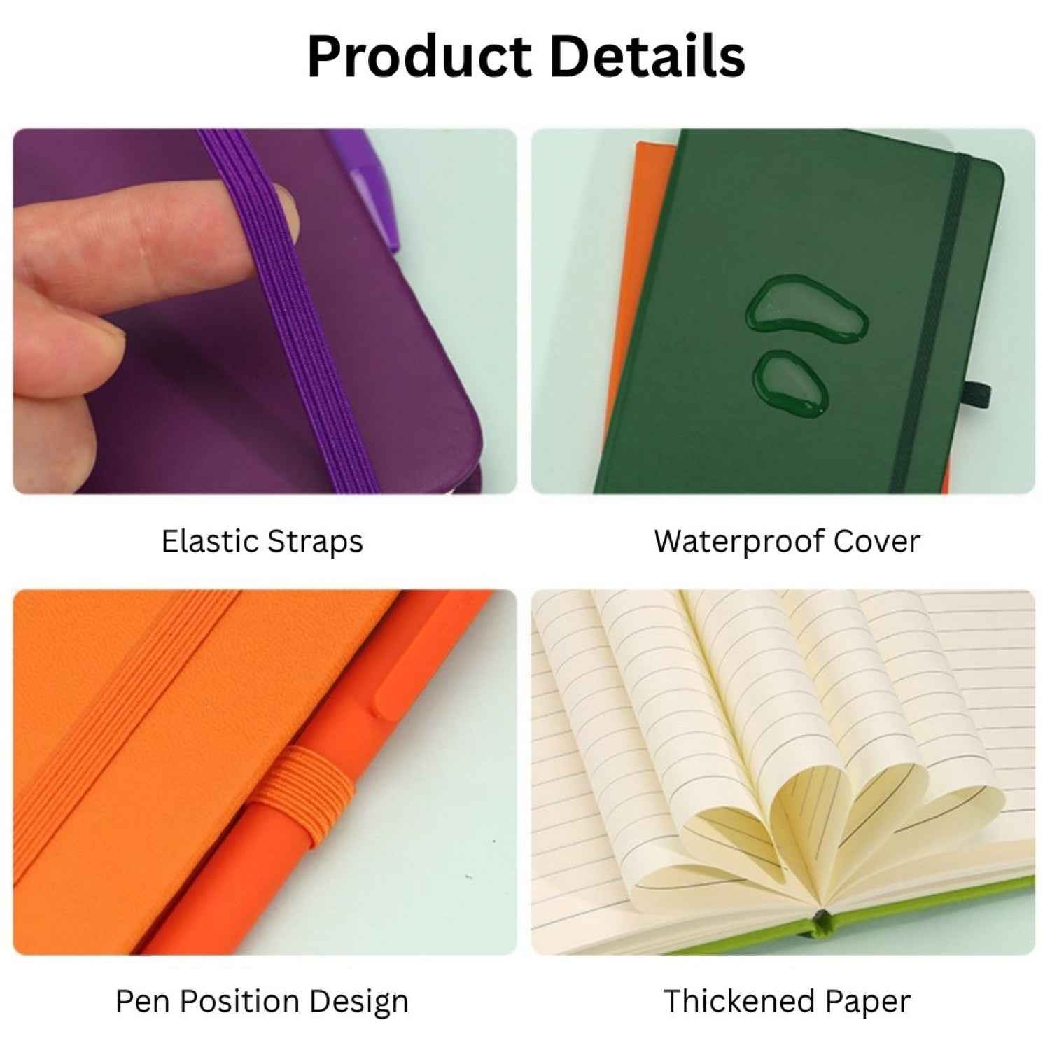 A5 Diary with Pen Set - Premium Hardcover Notebook Journal for Office, School & Personal Use - Portable Daily Planner & Business Diary Gift Set