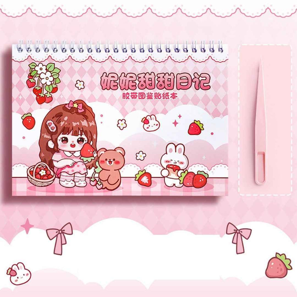 Princess Sticker Book - Activity and Scrapbook Set with Cartoon Girls Stickers for Wall Art, Greeting Cards, Laptop, and Phone Cases (20 Sheets/Over 1000 Stickers)