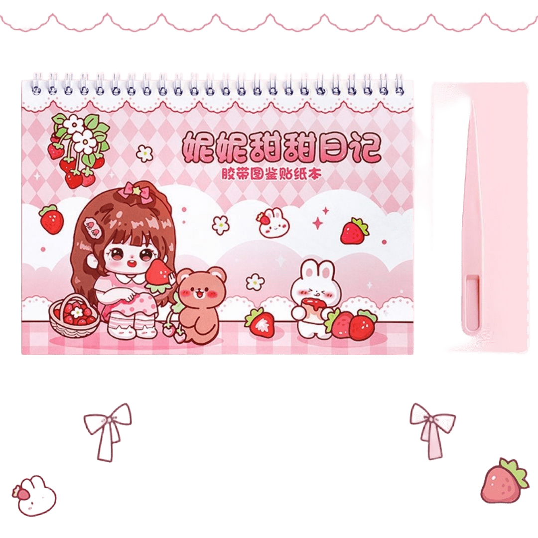 Princess Sticker Book - Activity and Scrapbook Set with Cartoon Girls Stickers for Wall Art, Greeting Cards, Laptop, and Phone Cases (20 Sheets/Over 1000 Stickers)