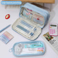 Pencil Box Pouch for School Kids | Aesthetic Multi-Purpose Pencil Case for Boys & Girls | Portable Stationery Organizer for Pens, Markers & Beauty Essentials | Perfect Office Desk Storage