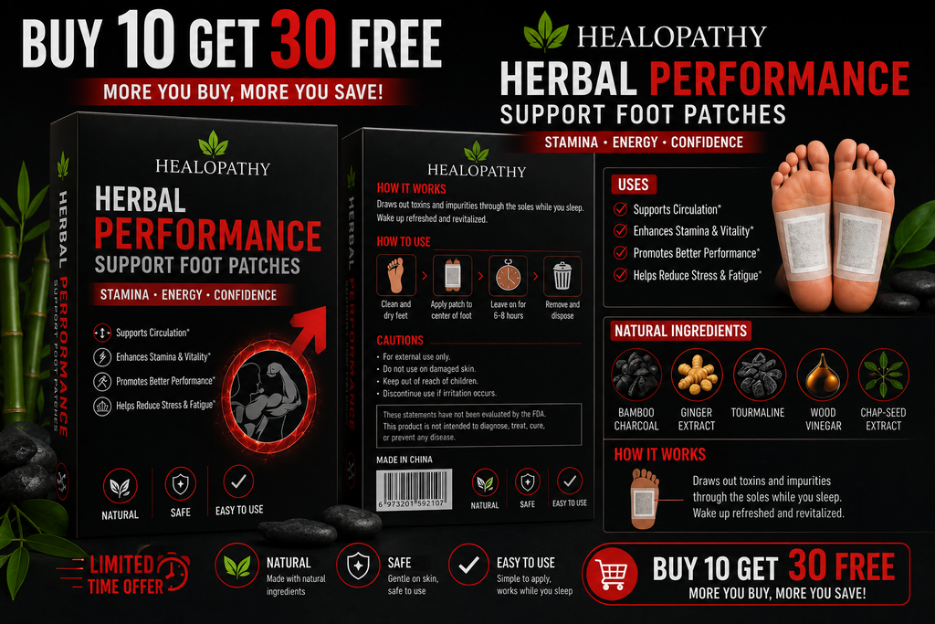 Herbal Performance Support Foot Patches