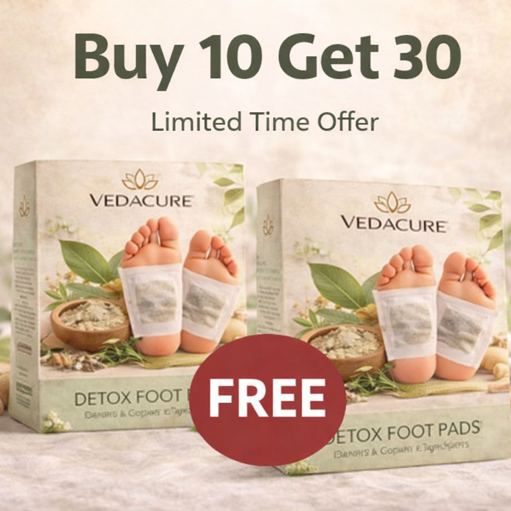 🌿Vedacure NatureStep Detox Pads  (✨Buy 10 Get 20 FREE | Pack of 30 💆‍♀️🌿)