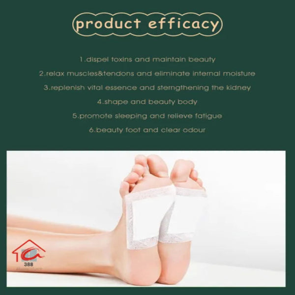 100% Herbal & Gentle Ingredient Detox Foot Pads (BUY 10 GET 30 FREE )