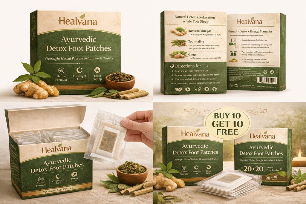 Healthvana Authentic Detox Patches (BUY 10 GET 20 FREE Pack of 30)@599